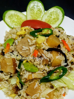 Foto resep Nasi Goreng Kikil Pete Cabe Ijo