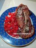 Pork Ribs with Cherry Tomatoes in an Air Fryer