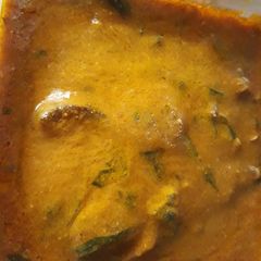 A picture of Plain ogbono soup.