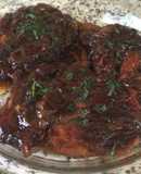 Chuletas de cerdo ahumadas a la cola (refresco)