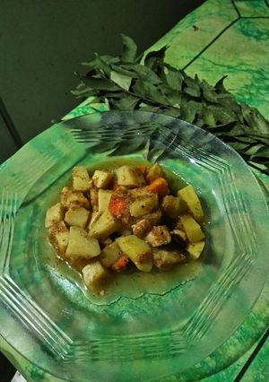 Foto resep Kentang bumbu kurma