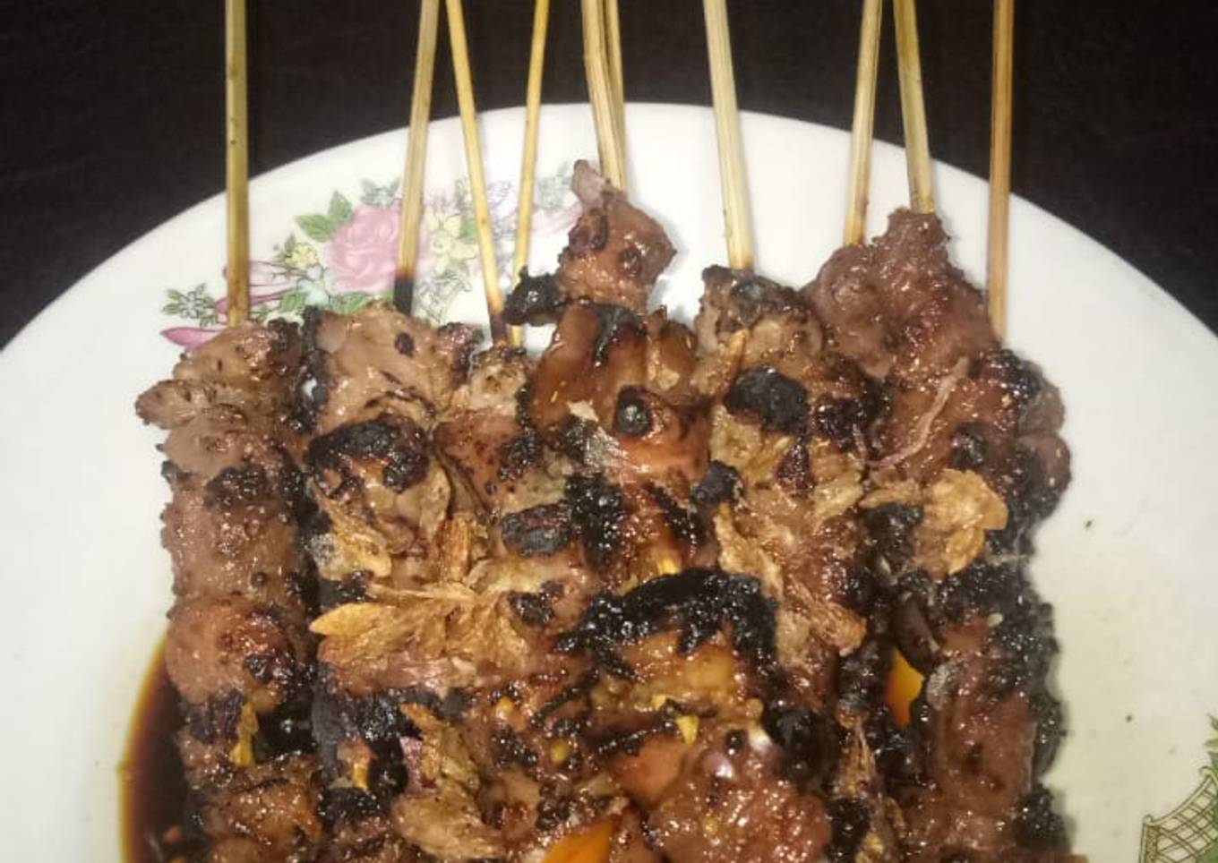 1. Sate kambing simpel ga pake lama