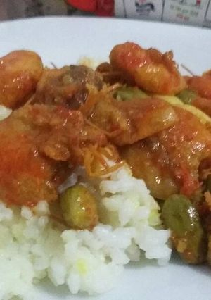 Foto resep Simple Sambal Goreng Udang