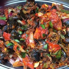 A picture of Peppered Snails.