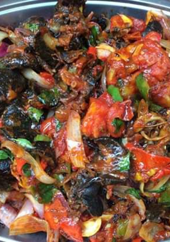 A picture of Peppered Snails.