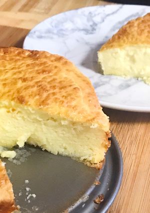 A picture of Low Carb Keto Friendly Pound Cake Cheese Cake.