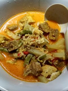 Foto resep Sayur tempe tahu santan