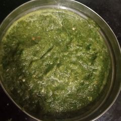 Green chutney A picture of Green chutney.