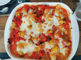 Gratin de gnocchi à la mozzarella (végétarien)