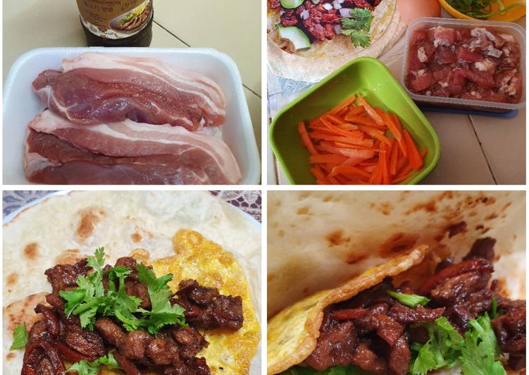 Easiest Way to Make Any-night-of-the-week Pork Wrap