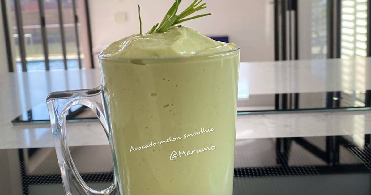 Avocado-melon smoothie Recipe by Marumo - Cookpad