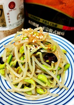 韓式涼拌黑豆芽 的食譜成品照片