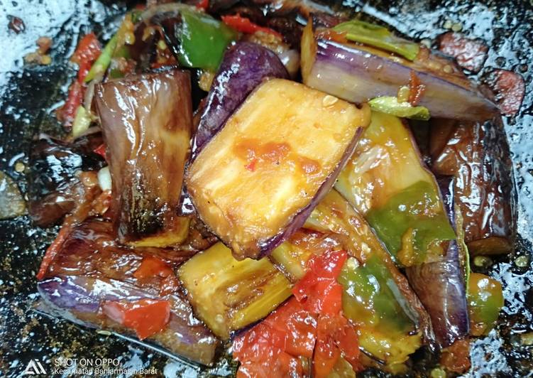 Resep Terong oseng pedas yang Enak