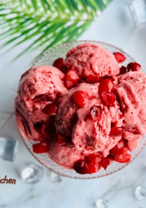 蔓越莓冰淇淋 的食譜成品照片
