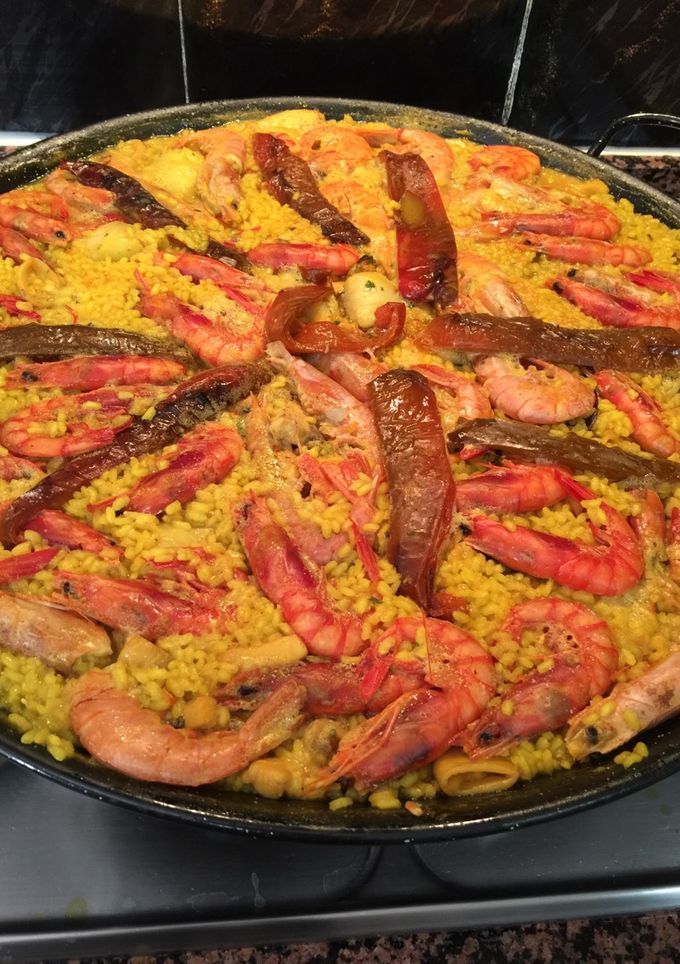 Una foto de Arroz de marisco