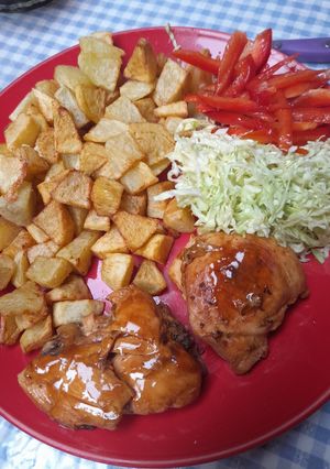 Una foto de Pechugas de pollo a la mostaza