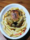 Pollo al forno con cottura al cartoccio