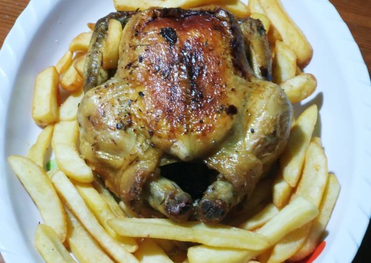 Pollo al forno con cottura al cartoccio