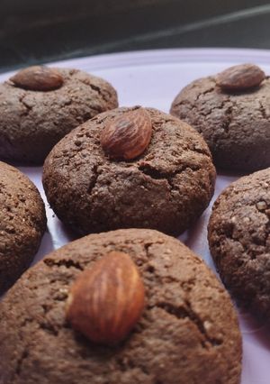 Una foto de Harina de cacao con harina integral 🍫