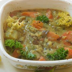 A picture of Carrot masoor dhal koottu.