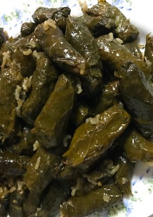 صورة لوصفة محشى ورق عنب بالكوراع