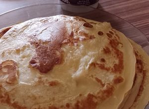 Una foto de Panqueques sin leche