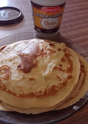 Una foto de Panqueques sin leche