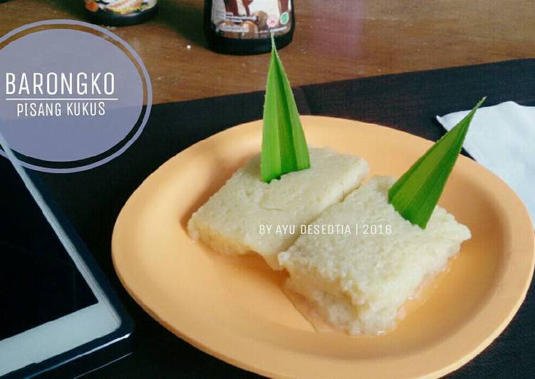 Barongko/Pisang Kukus (Tanpa Daun)