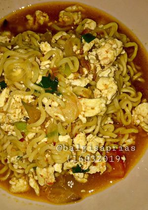 Foto resep Indomie tek tek pedas