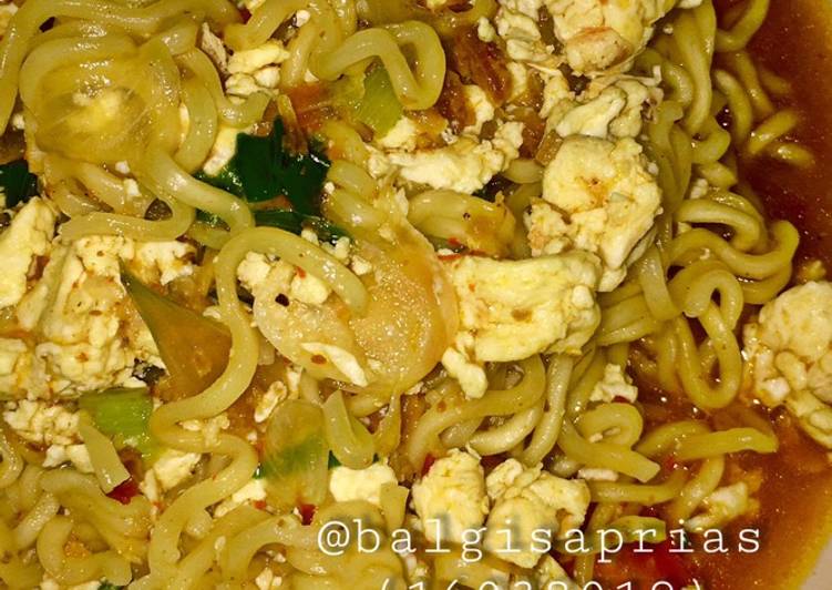 Resep Indomie tek tek pedas, Bisa Manjain Lidah