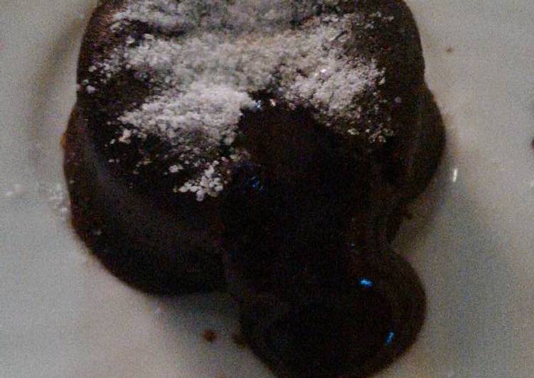 Bagaimana Menyiapkan Choco Lava Cake (kukus) yang Menggugah Selera