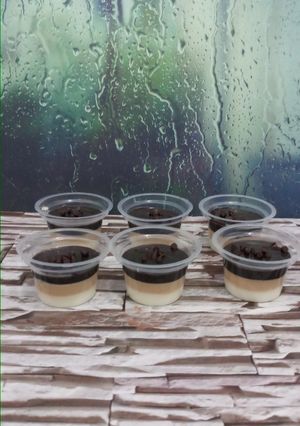 Foto resep Puding tiramisu ekonomis