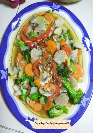 Foto resep Capcai Sayur Baso by @mrs_purnama_05