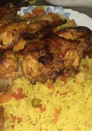 صورة لوصفة أرز بسمتي 👌🥰