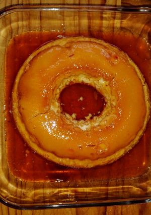 Una foto de Flan casero de vainilla 🍮