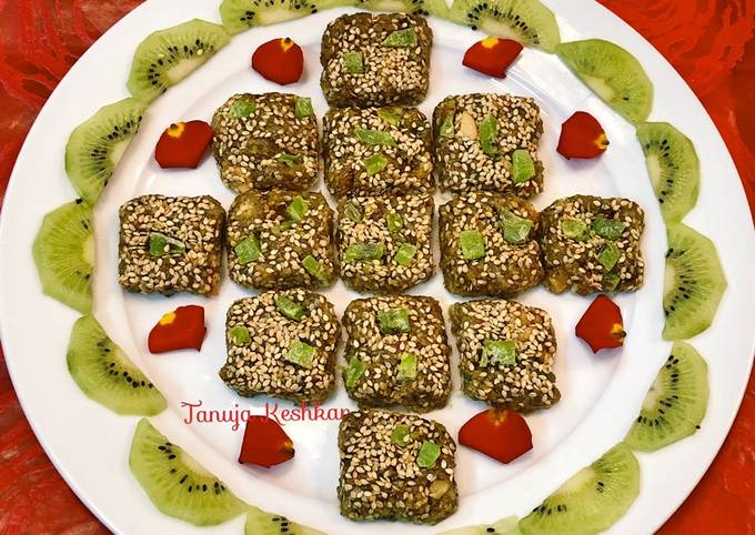 Kiwi seasame Burfi