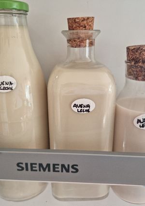 Una foto de Leche de Avellana