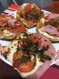 Delicia de Pizza de panecillos integrales