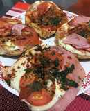Delicia de Pizza de panecillos integrales