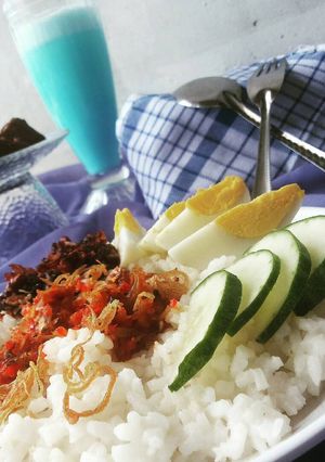 Foto resep Nasi lemak khas riau