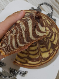 عکسی از دستور کیک زبرا 🥧