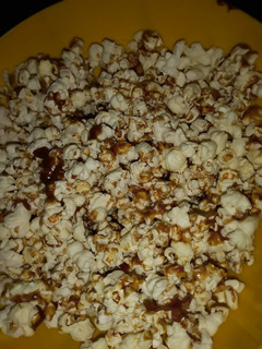 A picture of Caramelized popcorn#authorsmarathon.