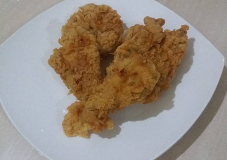 Bagaimana Menyiapkan Ayam Goreng crispy Anti Gagal