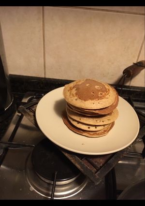 Una foto de Panqueques de avena