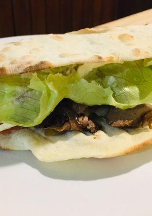 Una foto de Wrap de carne picante