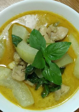 รูปของ แกงเขียวหวานไก่ใส่ฟักเขียว #28