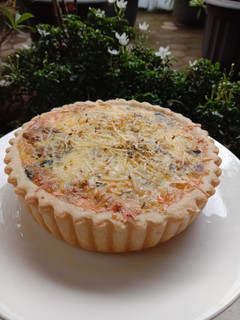 Foto resep Pie bayam jamur/quiche