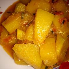 A picture of Pumpkin curry.