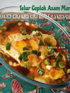 Foto resep Telur Ceplok Asam Manis