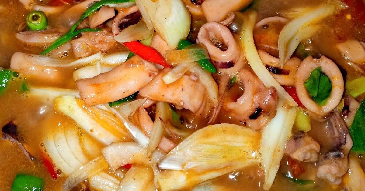 Resep Cumi Asam Manis Pedas Oleh Aniza - Cookpad